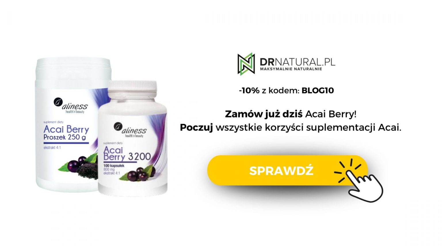 Jagody Acai - działanie, dawkowanie i skutki uboczne