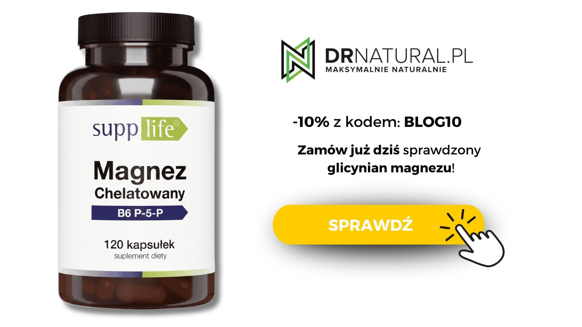 -10% z kodem: BLOG10 Zamów już dziś sprawdzony glicynian magnezu!
