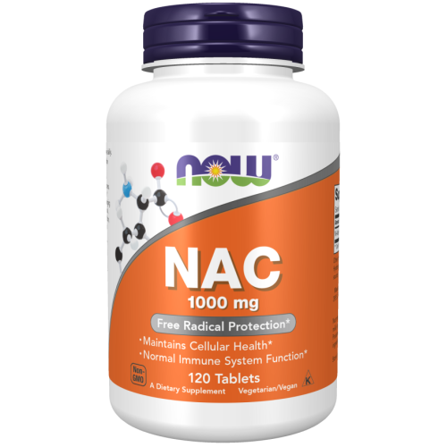NOW - NAC 1000 mg - 120 tabletek