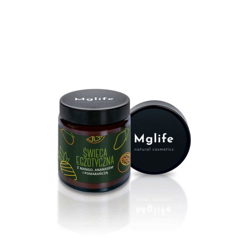 Mglife - Świeca egzotyczna z mango, ananasem i pomarańczą