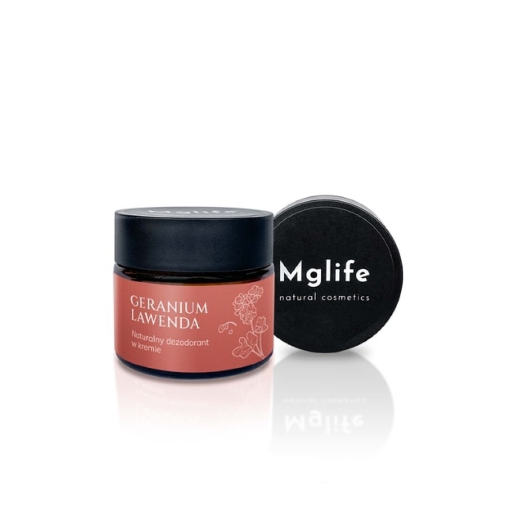 Mglife - GERANIUM LAWENDA naturalny dezodorant w kremie - 50 ml