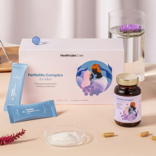 Health Labs Care - FertileMe Complex for Men - 30 kapsułek + 30 saszetek 