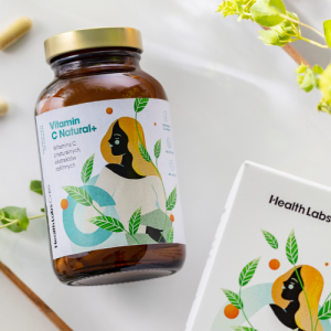 Health Labs Care - Vitamin C natural + - 120 kapsułek