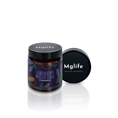 Mglife - Lawendowy mus do ciała z pomarańczą - 120 ml