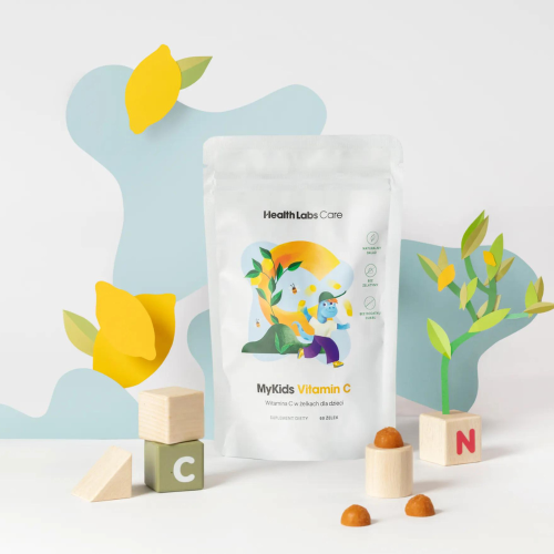 Health Labs Care - MyKids Vitamin C - 60 żelek 