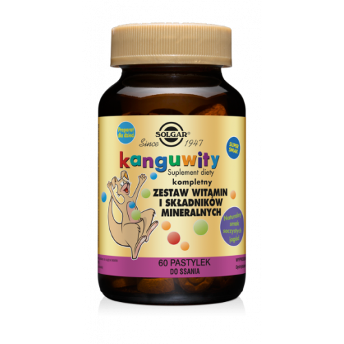 Solgar - Kanguwity (smak soczyste jagody) - 60 pastylek