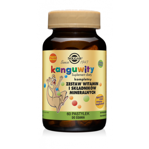 Solgar - Kanguwity (smak owoce tropikalne) - 60 pastylek