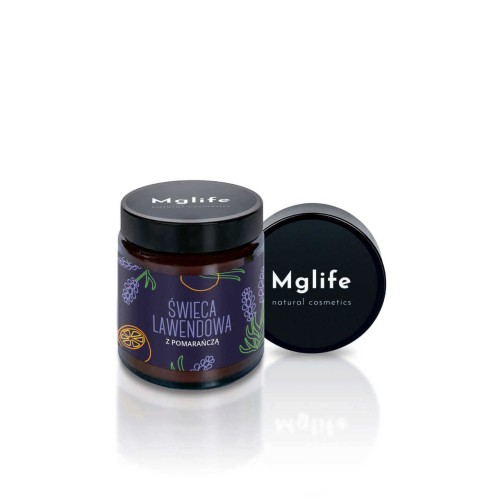Mglife - Świeca lawendowa z pomarańczą 