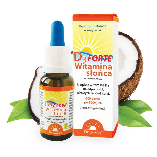 Dr. Jacob's - Witamina słońca D3 FORTE - 20 ml