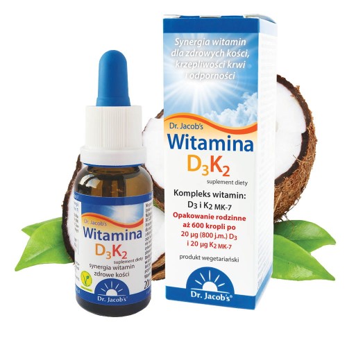 Dr. Jacob's - Witamina D3K2 - 20 ml