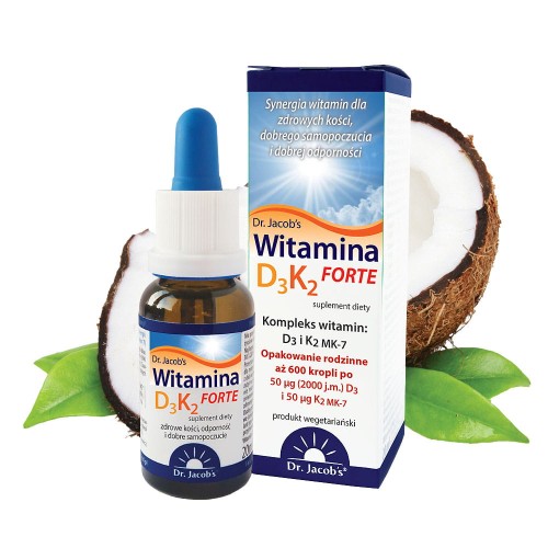 Dr. Jacob's - Witamina D3K2 FORTE - 20 ml