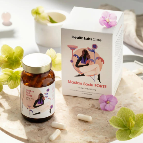 Health Labs Care - Maślan Sodu FORTE (600 mg) - 60 kapsułek