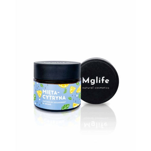 Mglife - Mięta - cytryna naturalny dezodorant w kremie - 50 ml
