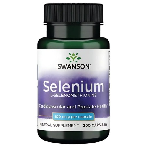 Swanson - Selenium (L-selenomethionine) - 200 kapsułek
