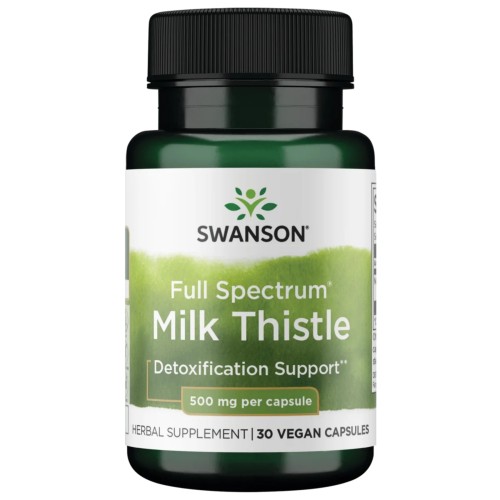Swanson - Milk Thistle 500 mg - 30 kapsułek