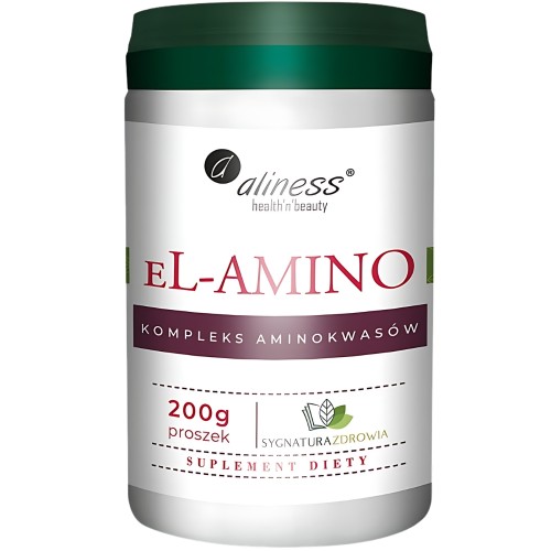 Aliness - eL-AMINO kompleks aminokwasowy b.smaku - proszek 200g