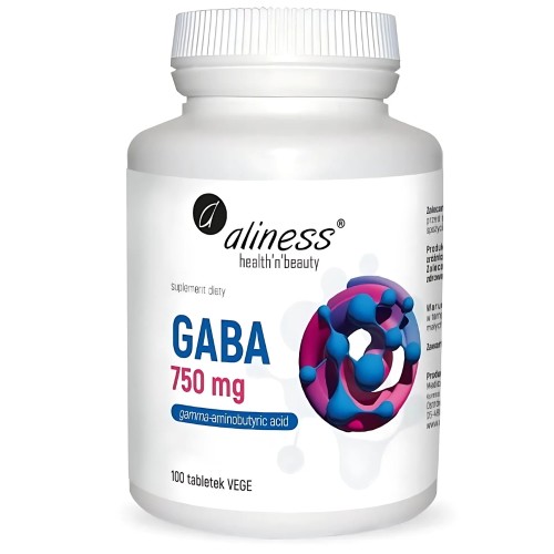 Aliness - GABA 750mg - 100 tabletek