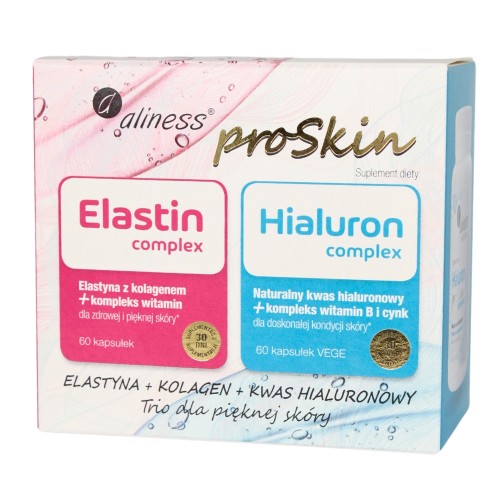 Aliness - ProSkin (Elastin Complex + Hialuron Complex) - 120 kapsułek
