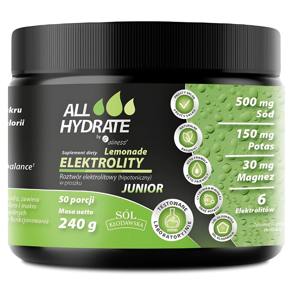 ALLHydrate - Elektrolity JUNIOR Lemonade - 240g
