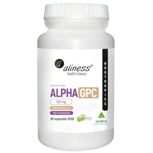 Aliness - Alpha GPC 300 mg - 60 kapsułek