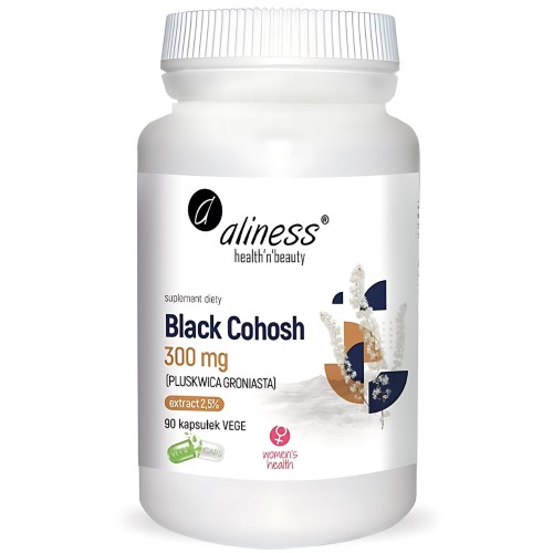 Aliness - Black Cohosh 300 mg - 90 kapsułek