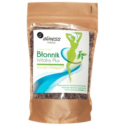Aliness - Błonnik Witalny PLUS Acerola i FIBERGUM - 500g