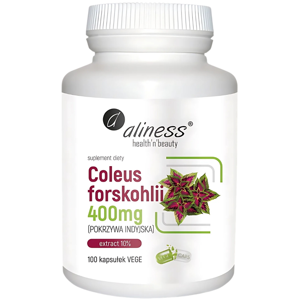 Aliness - Coleus forskohlii 10% 400 mg - 100 kapsułek