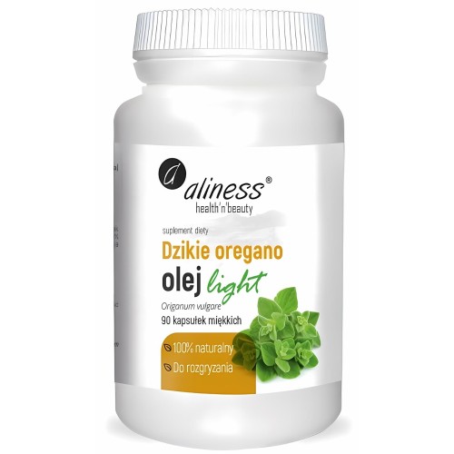Aliness - Dzikie Oregano olej light - 90 kapsułek