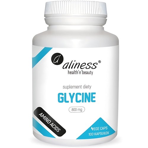 Aliness - GLYCINE 800 mg - 100 vege caps