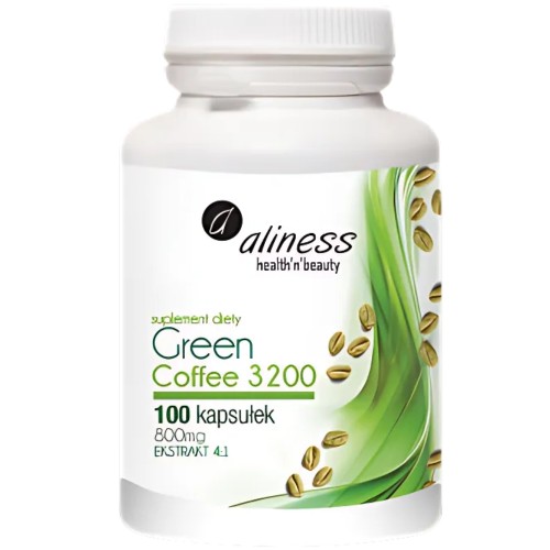 Aliness - Zielona kawa Green Cofee 3200 - 100 kapsułek