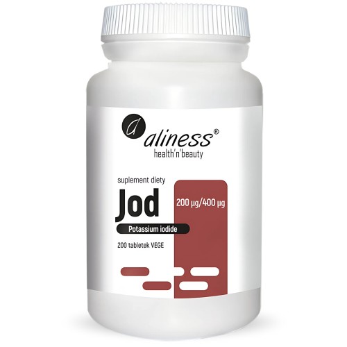 Aliness - Jod (jodek potasu) 200 µg / 400 µg - 200 tabletek