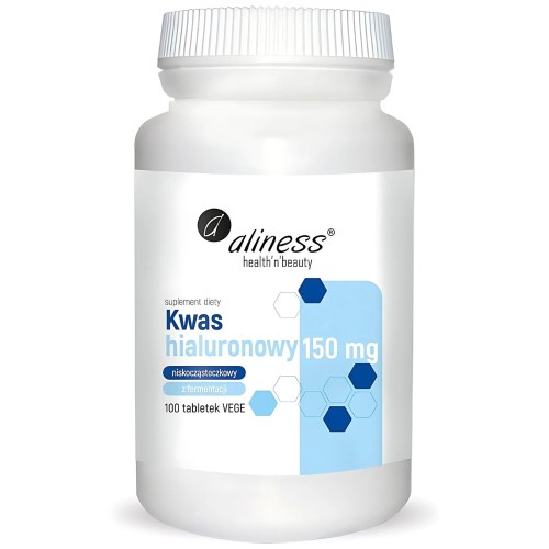 Aliness - Kwas hialuronowy 150 mg - 100 tabletek