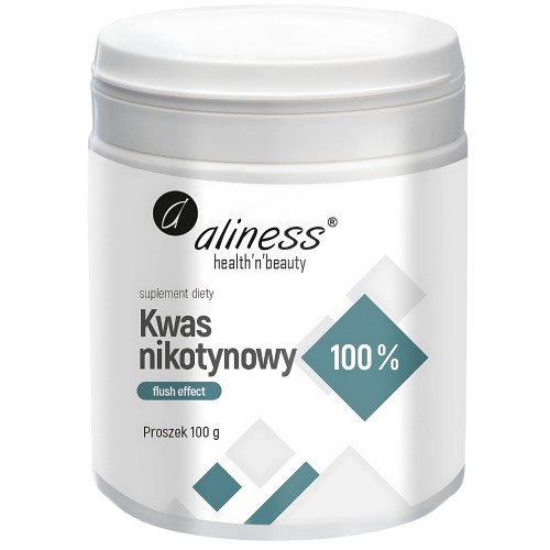 Aliness - Kwas nikotynowy NIACYNA proszek - 100g