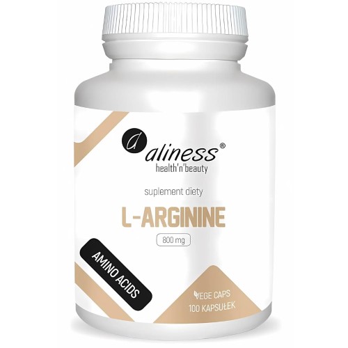 Aliness - L-Arginine 800 mg - 100 vege kapsułek