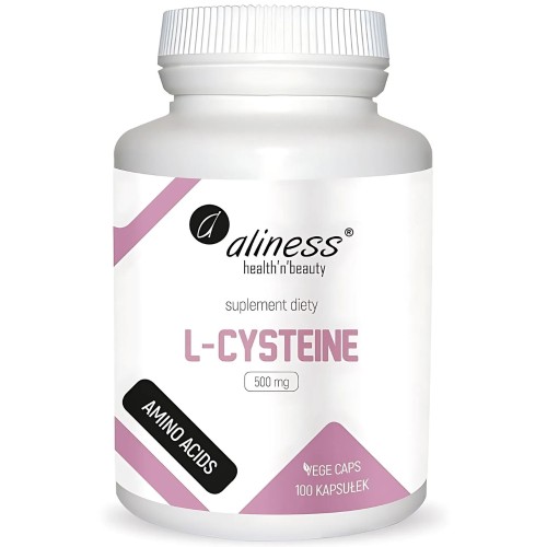 Aliness - L-Cysteine 500 mg - 100 vege kapsułek