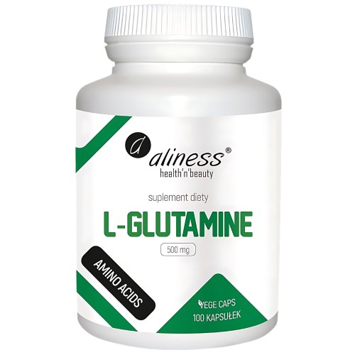 Aliness - L-Glutamine 500 mg - 100 kapsułek