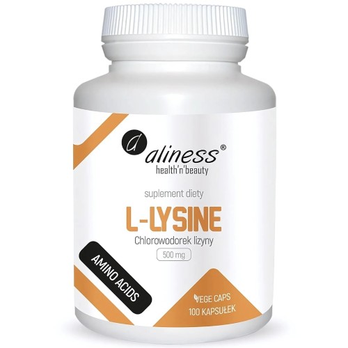 Aliness - L-Lysine 500 mg - 100 kapsułek
