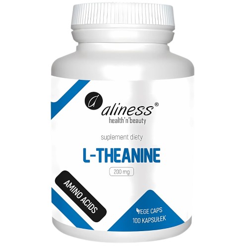 Aliness - L-Theanine 200 mg - 100 kapsułek