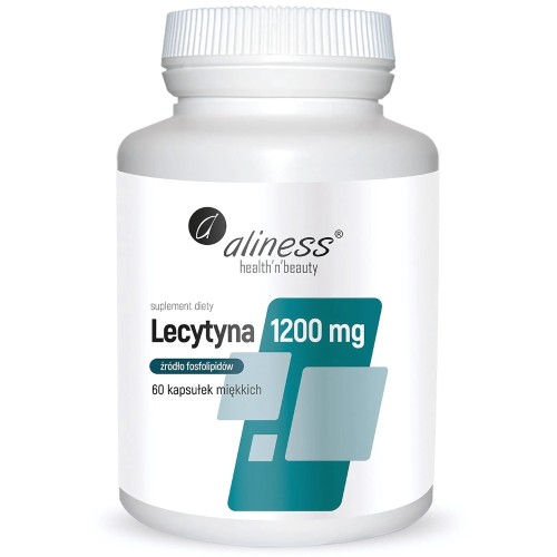 Aliness - Lecytyna 1200 mg - 60 kapsułek