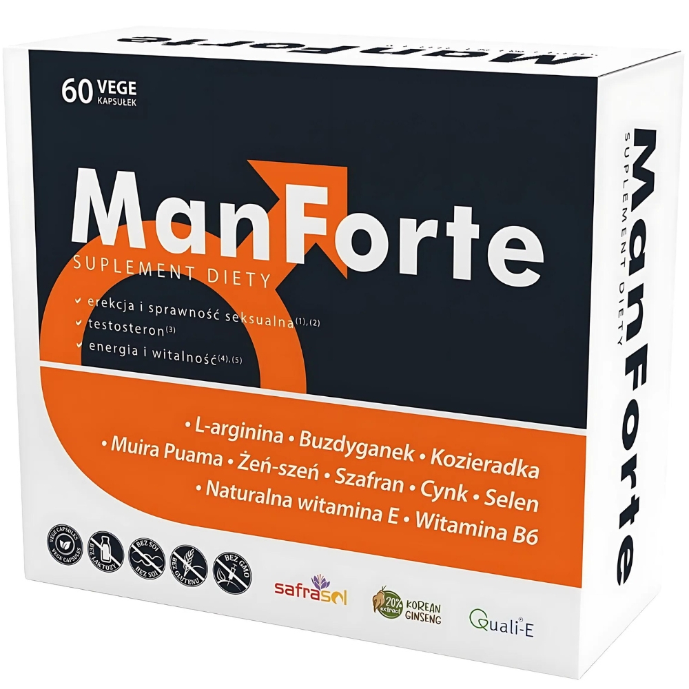 Aliness - ManForte dla mężczyzn - 60 kapsułek 