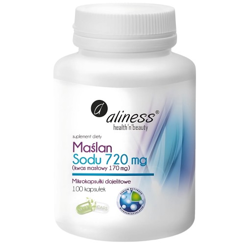 Aliness - Maślan Sodu 720 mg - 100 kapsułek