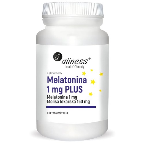 Aliness - Melatonina 1 mg PLUS - 100 tabletek