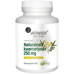 Aliness - Naturalna kwercetyna 250 mg - 100 vege kapsułek