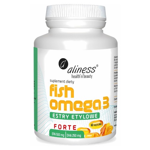 Aliness - Fish Omega 3 FORTE Estry 500/250mg - 60 kapsułek