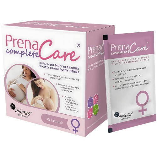 Aliness - PrenaCare Complete dla kobiet w ciąży i karmiących - 30 saszetek