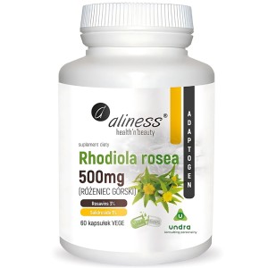 Aliness - Rhodiola rosea (różeniec górski) 500 mg - 60 kapsułek