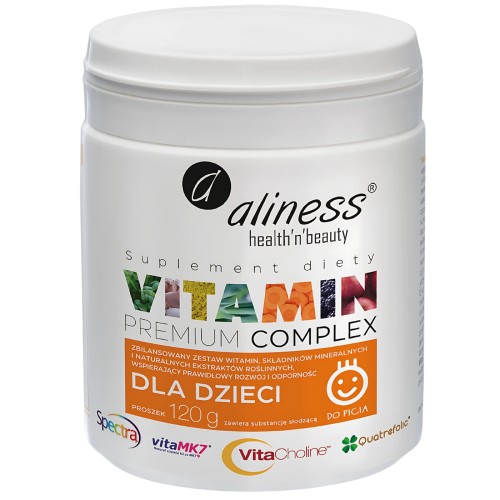 Aliness - Premium Vitamin Complex dla dzieci - 120 g 
