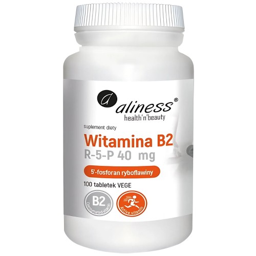 Aliness - Witamina B2 R-5-P (ryboflawina) 40 mg - 100 tabletek