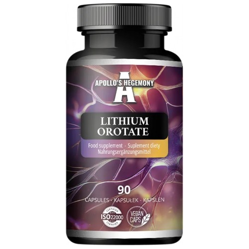 Apollo's Hegemony - Lithium Orotate (Orotan Litu) - 90 kapsułek