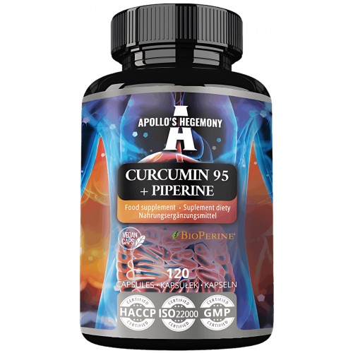 Apollo's Hegemony - Curcumin 95 + Piperine - 120 kapsułek